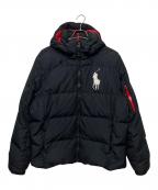 POLO RALPH LAURENポロ・ラルフローレン）の古着「ビッグポニー　ダウンジャケット」｜ブラック