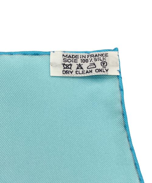 HERMES（エルメス）HERMES (エルメス) カレ90 A VOS CRAYONS（さあ色鉛筆を出して） スカーフ ブルー 未使用品の古着・服飾アイテム