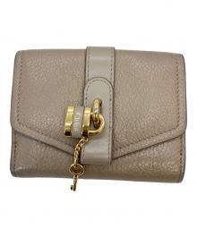 Chloe（クロエ）の古着「スモールトリフォールド コンパクトウォレット」｜ベージュ