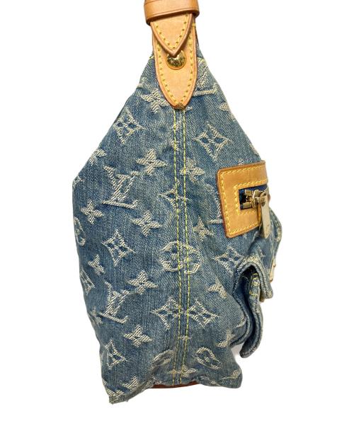 LOUIS VUITTON（ルイ ヴィトン）LOUIS VUITTON (ルイ ヴィトン) M95049　バギーPM　モノグラム・デニム　ショルダーバッグ ブルーの古着・服飾アイテム
