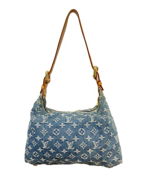 LOUIS VUITTON（ルイ ヴィトン）LOUIS VUITTON (ルイ ヴィトン) M95049　バギーPM　モノグラム・デニム　ショルダーバッグ ブルーの古着・服飾アイテム