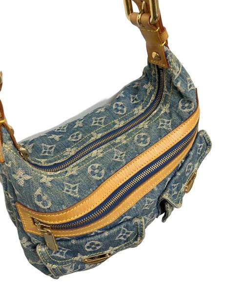 LOUIS VUITTON（ルイ ヴィトン）LOUIS VUITTON (ルイ ヴィトン) M95049　バギーPM　モノグラム・デニム　ショルダーバッグ ブルーの古着・服飾アイテム