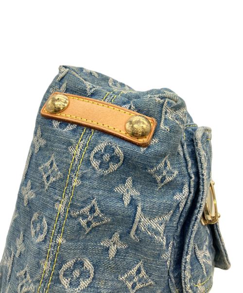 LOUIS VUITTON（ルイ ヴィトン）LOUIS VUITTON (ルイ ヴィトン) M95049　バギーPM　モノグラム・デニム　ショルダーバッグ ブルーの古着・服飾アイテム