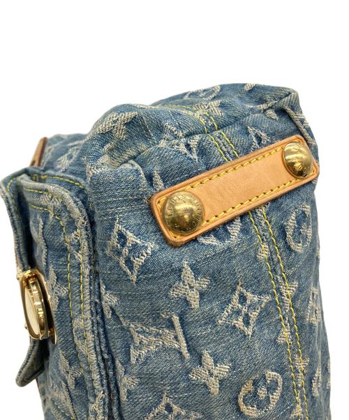 LOUIS VUITTON（ルイ ヴィトン）LOUIS VUITTON (ルイ ヴィトン) M95049　バギーPM　モノグラム・デニム　ショルダーバッグ ブルーの古着・服飾アイテム