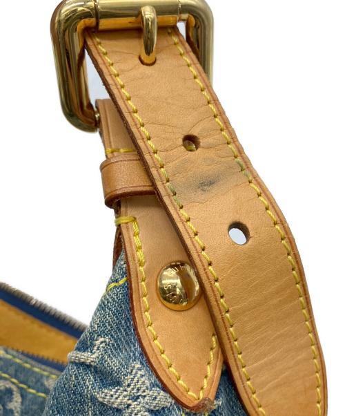 LOUIS VUITTON（ルイ ヴィトン）LOUIS VUITTON (ルイ ヴィトン) M95049　バギーPM　モノグラム・デニム　ショルダーバッグ ブルーの古着・服飾アイテム