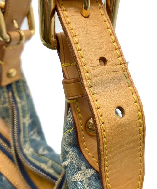 LOUIS VUITTON（ルイ ヴィトン）LOUIS VUITTON (ルイ ヴィトン) M95049　バギーPM　モノグラム・デニム　ショルダーバッグ ブルーの古着・服飾アイテム