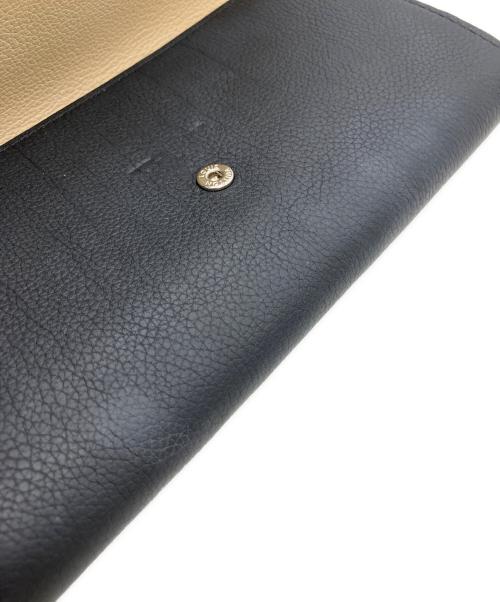 LOUIS VUITTON（ルイ ヴィトン）LOUIS VUITTON (ルイ ヴィトン) M62328　ポルトフォイユロックミーII ベージュ×ブラックの古着・服飾アイテム