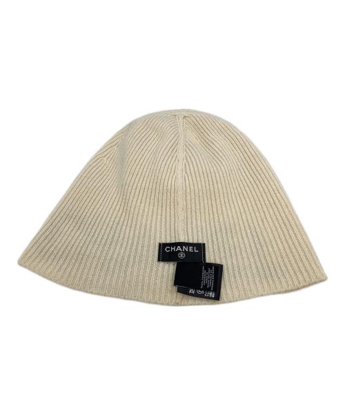 CHANEL（シャネル）CHANEL (シャネル) ビーニー アイボリーの古着・服飾アイテム