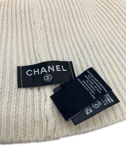 CHANEL（シャネル）CHANEL (シャネル) ビーニー アイボリーの古着・服飾アイテム