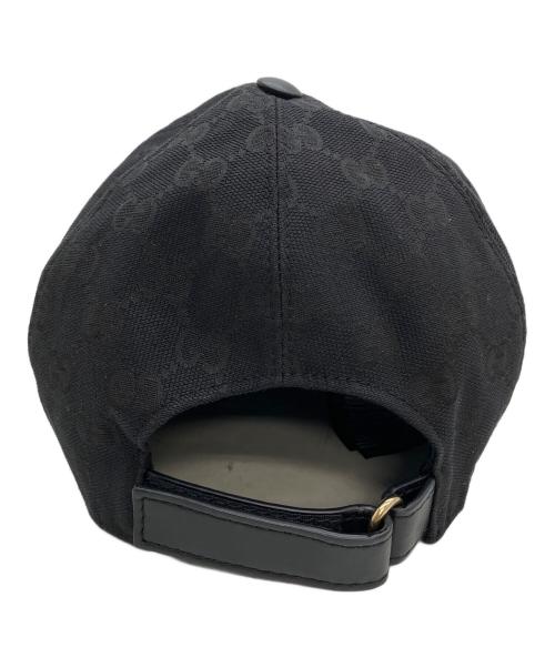 GUCCI（グッチ）GUCCI (グッチ) 599831　GGキャンバス　キャップ ブラックの古着・服飾アイテム