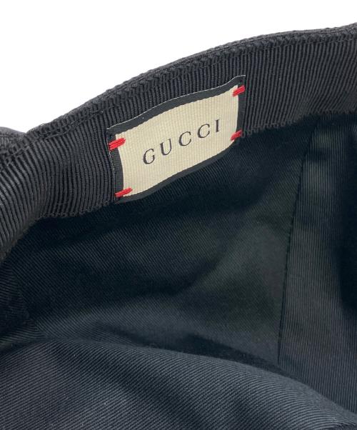 GUCCI（グッチ）GUCCI (グッチ) 599831　GGキャンバス　キャップ ブラックの古着・服飾アイテム
