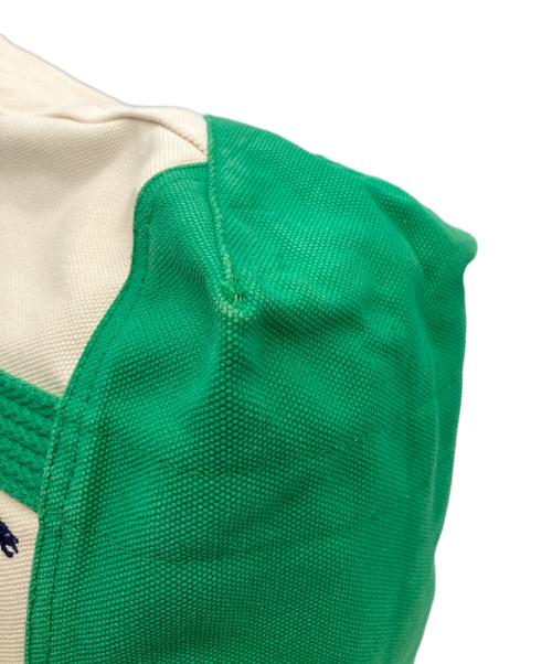 POLO RALPH LAUREN（ポロ・ラルフローレン）POLO RALPH LAUREN (ポロ・ラルフローレン) トートバッグ グリーンの古着・服飾アイテム