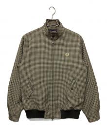 FRED PERRY×SHIPS（フレッドペリー×シップス）の古着「FZ2650　ハリントンジャケット」｜ブラウン×アイボリー
