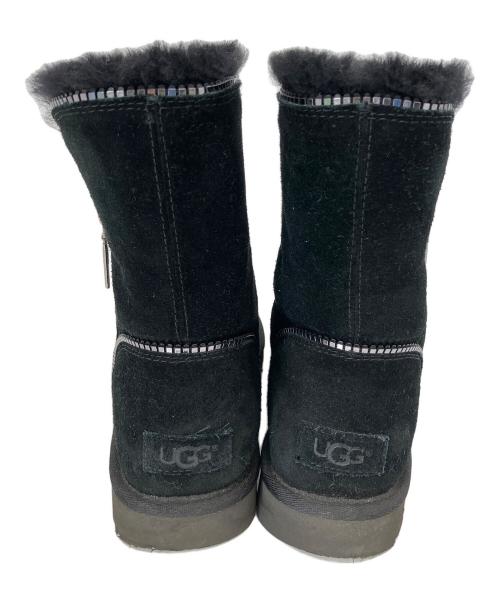 UGG（アグ）UGG (アグ) ムートンブーツ ブラック サイズ:24cmの古着・服飾アイテム