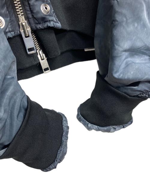 DIESEL（ディーゼル）DIESEL (ディーゼル) ショート丈フーデッドブルゾン ブラック サイズ:Sの古着・服飾アイテム