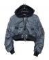 DIESEL（ディーゼル）の古着「ショート丈フーデッドブルゾン」｜ブラック