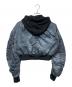 中古・古着 DIESEL (ディーゼル) ショート丈フーデッドブルゾン ブラック サイズ:S：14000円