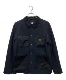 RAW+（ロゥタス）の古着「D11842-A657-4213 ワークジャケット」｜ブラック