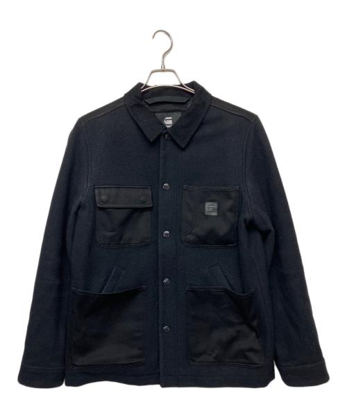 RAW+（ロゥタス）Raw+ (ロゥタス) D11842-A657-4213 ワークジャケット ブラック サイズ:Lの古着・服飾アイテム