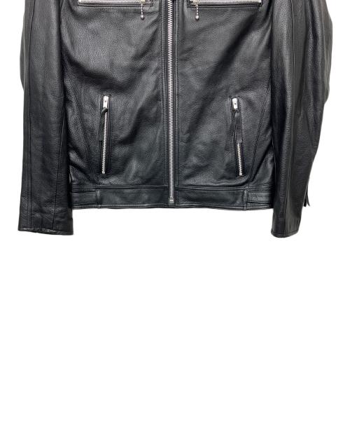HARLEY-DAVIDSON（ハーレーダビッドソン）HARLEY-DAVIDSON (ハーレーダビッドソン) レザージャケット ブラック サイズ:XLの古着・服飾アイテム
