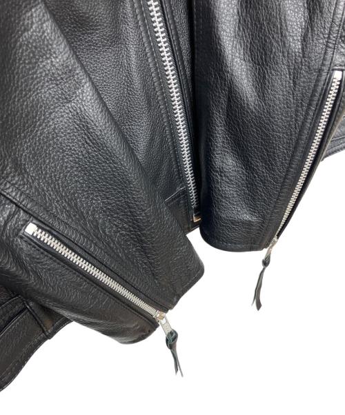 HARLEY-DAVIDSON（ハーレーダビッドソン）HARLEY-DAVIDSON (ハーレーダビッドソン) レザージャケット ブラック サイズ:XLの古着・服飾アイテム