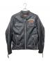 HARLEY-DAVIDSON（ハーレーダビッドソン）の古着「レザージャケット」｜ブラック