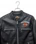 HARLEY-DAVIDSON (ハーレーダビッドソン) レザージャケット ブラック サイズ:XL：20000円