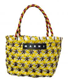 MARNI（マルニ）の古着「SHMH0082A0　マーケットトートバッグ」｜イエロー