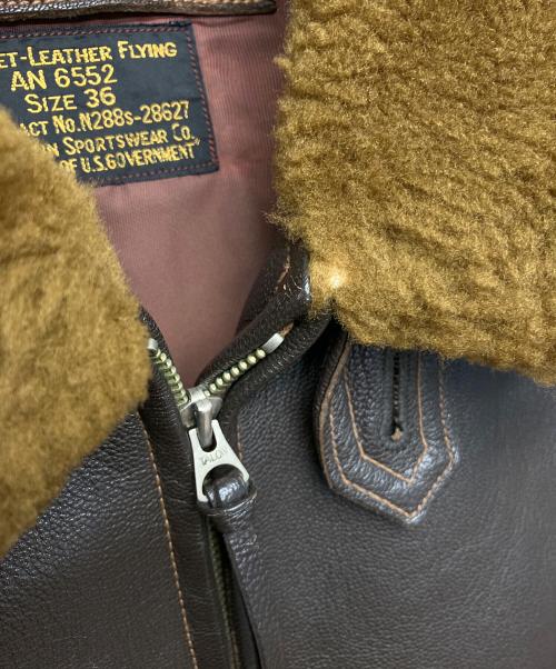 BUZZ RICKSON'S（バズリクソンズ）Buzz Rickson's (バズリクソンズ) G-1フライトジャケット ブラウン サイズ:36の古着・服飾アイテム