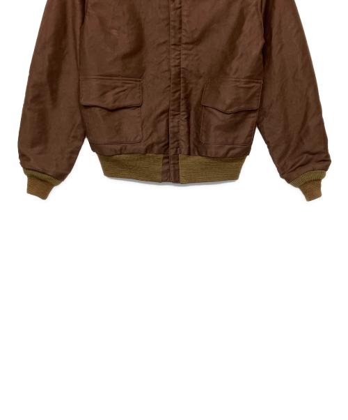 BUZZ RICKSON'S（バズリクソンズ）Buzz Rickson's (バズリクソンズ) AVIATION ASSOCIATES JUNGLE CLOTH A-2 ブラウン サイズ:36の古着・服飾アイテム