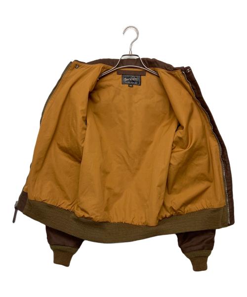 BUZZ RICKSON'S（バズリクソンズ）Buzz Rickson's (バズリクソンズ) AVIATION ASSOCIATES JUNGLE CLOTH A-2 ブラウン サイズ:36の古着・服飾アイテム