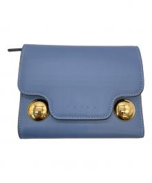 MARNI（マルニ）の古着「3つ折り財布」｜ブルー