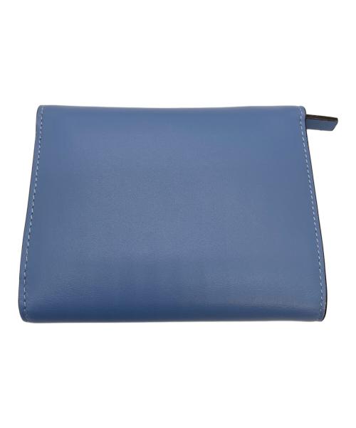 MARNI（マルニ）MARNI (マルニ) 3つ折り財布 ブルーの古着・服飾アイテム