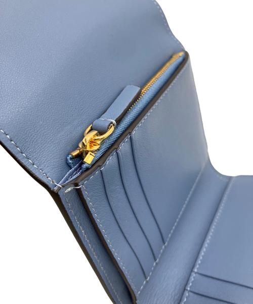MARNI（マルニ）MARNI (マルニ) 3つ折り財布 ブルーの古着・服飾アイテム