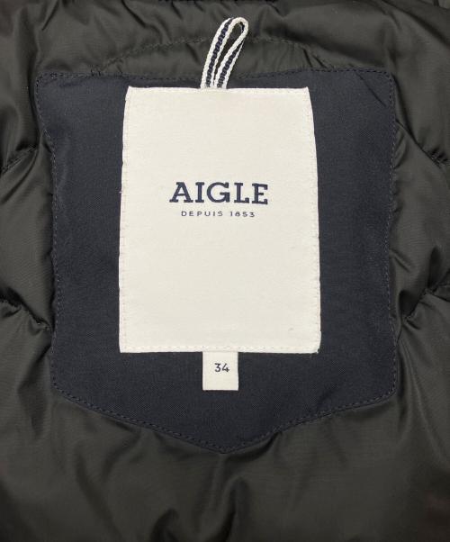 AIGLE（エーグル）AIGLE (エーグル) AAS25WOUI002　ダウンコート ブラック サイズ:M (UK 34)の古着・服飾アイテム