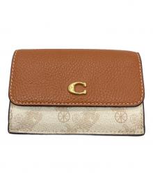COACH（コーチ）の古着「コンパクトウォレット」｜ブラウン