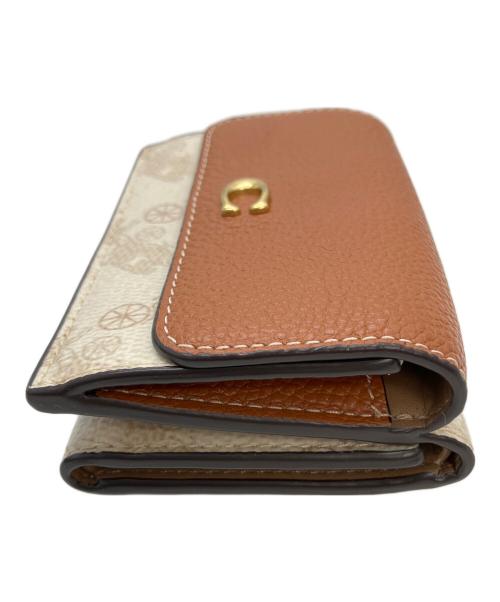 COACH（コーチ）COACH (コーチ) コンパクトウォレット ブラウンの古着・服飾アイテム