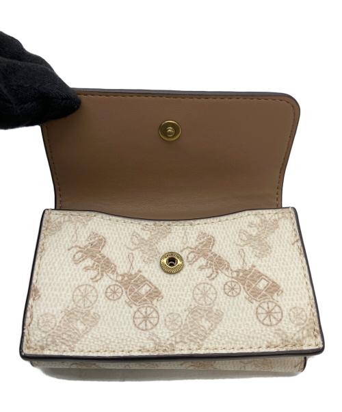 COACH（コーチ）COACH (コーチ) コンパクトウォレット ブラウンの古着・服飾アイテム