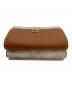 中古・古着 COACH (コーチ) コンパクトウォレット ブラウン：9000円