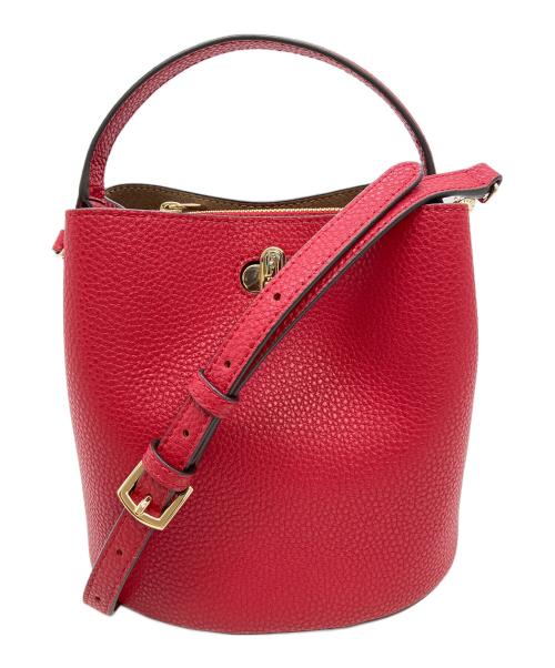 FURLA（フルラ）FURLA (フルラ) バケットバッグS レッドの古着・服飾アイテム