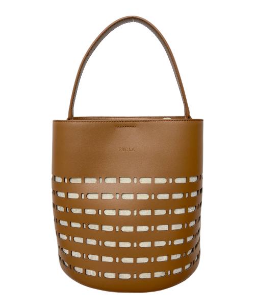 FURLA（フルラ）FURLA (フルラ) バスケットバッグM ベージュの古着・服飾アイテム