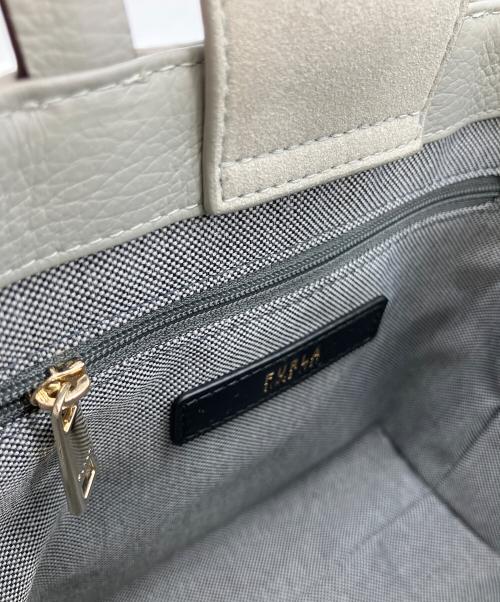 FURLA（フルラ）FURLA (フルラ) SFERA　ショルダーバッグ グレーの古着・服飾アイテム