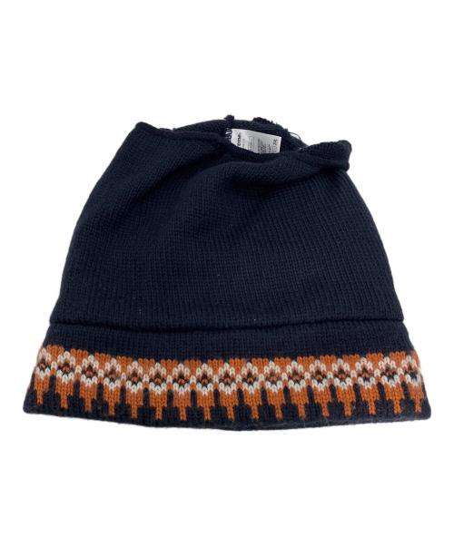 SUPREME（シュプリーム）Supreme (シュプリーム) ノルディック柄　ニット帽　19AW ネイビーの古着・服飾アイテム