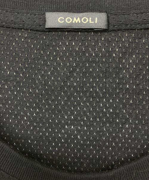 COMOLI（コモリ）COMOLI (コモリ) B01-05037　25SS　コットンメッシュ ノースリーブ ブラック サイズ:4 未使用品の古着・服飾アイテム