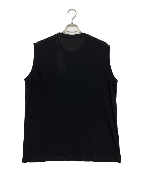 COMOLI（コモリ）COMOLI (コモリ) B01-05037　25SS　コットンメッシュ ノースリーブ ブラック サイズ:4 未使用品の古着・服飾アイテム