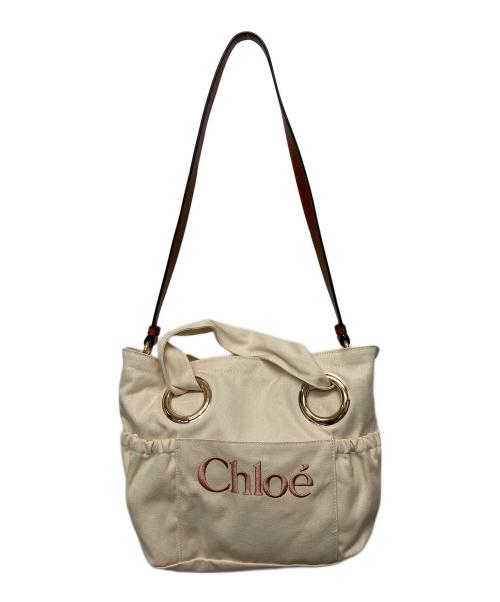 Chloe（クロエ）Chloe (クロエ) C20872 2WAYショルダーバッグ ベージュの古着・服飾アイテム