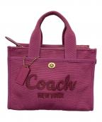 COACHコーチ）の古着「CP164　キャンバストートバッグ」｜パープル