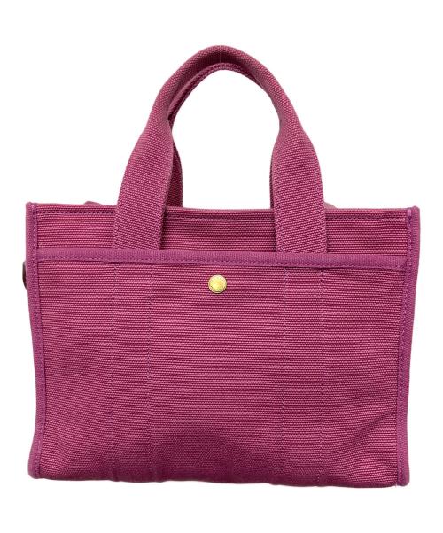 COACH（コーチ）COACH (コーチ) CP164　キャンバストートバッグ パープルの古着・服飾アイテム