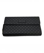GUCCIグッチ）の古着「長財布」｜ブラック