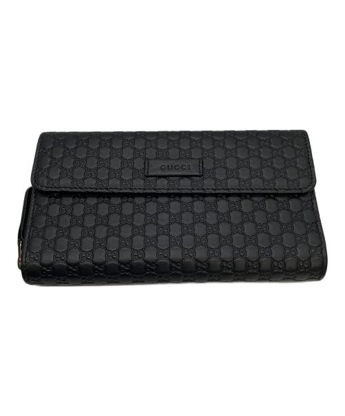 GUCCI（グッチ）GUCCI (グッチ) 長財布 ブラックの古着・服飾アイテム